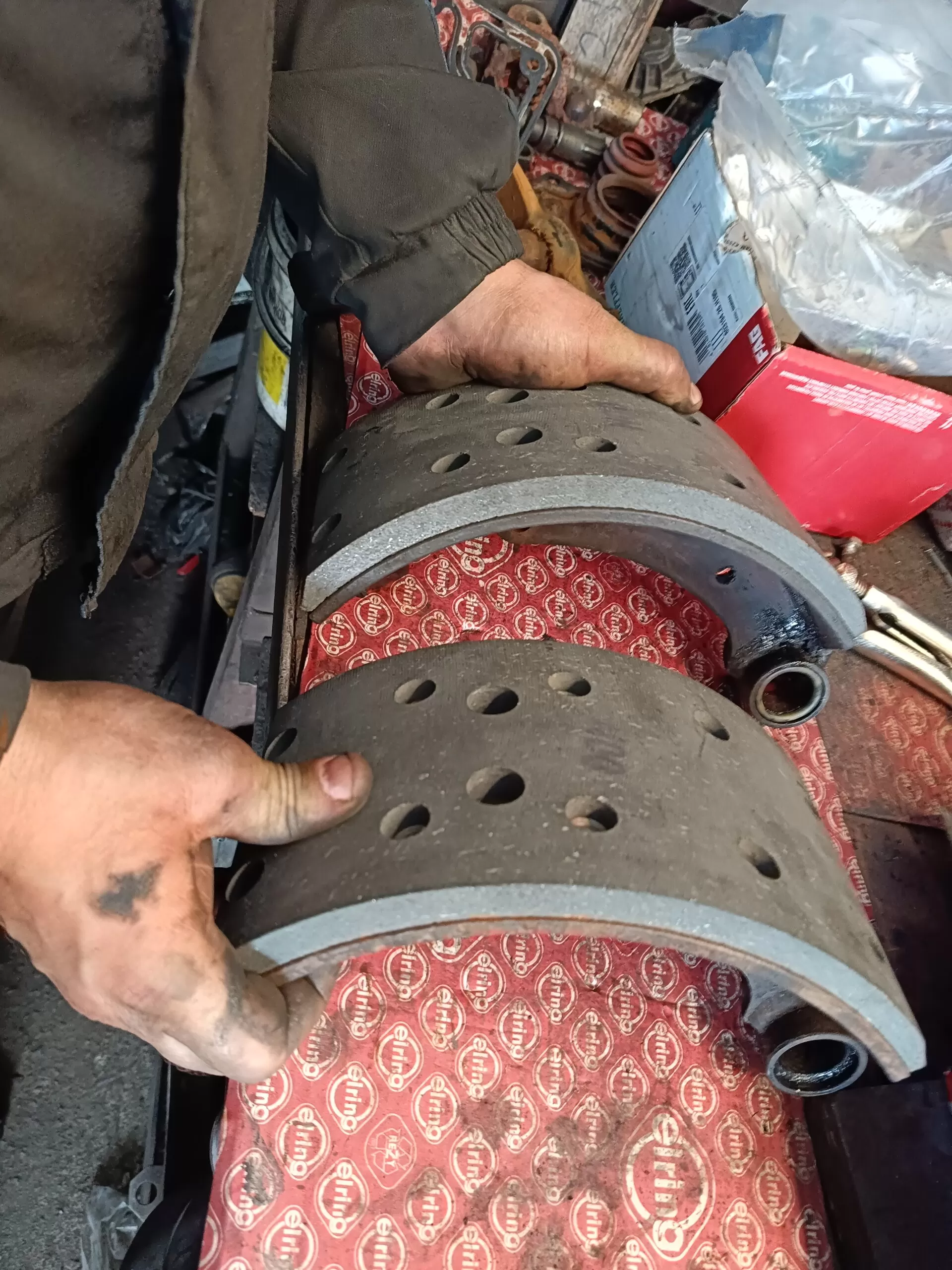 колодка тормозная 135 мм Мерседес-Бенц 817