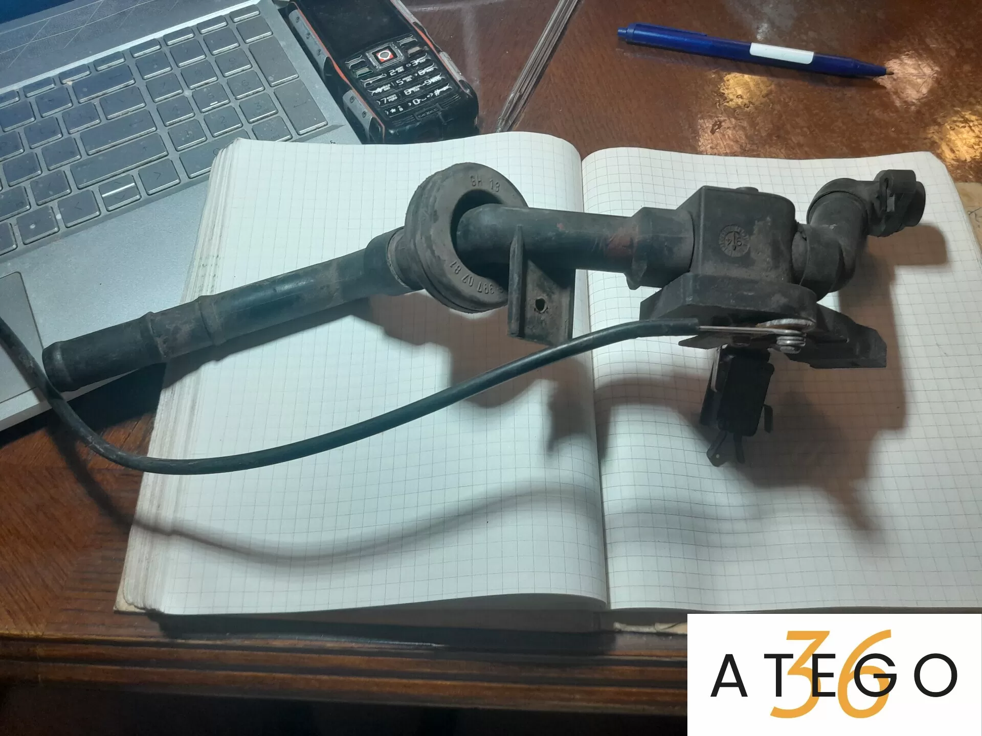 кран печки Мерседес-Бенц Варио 