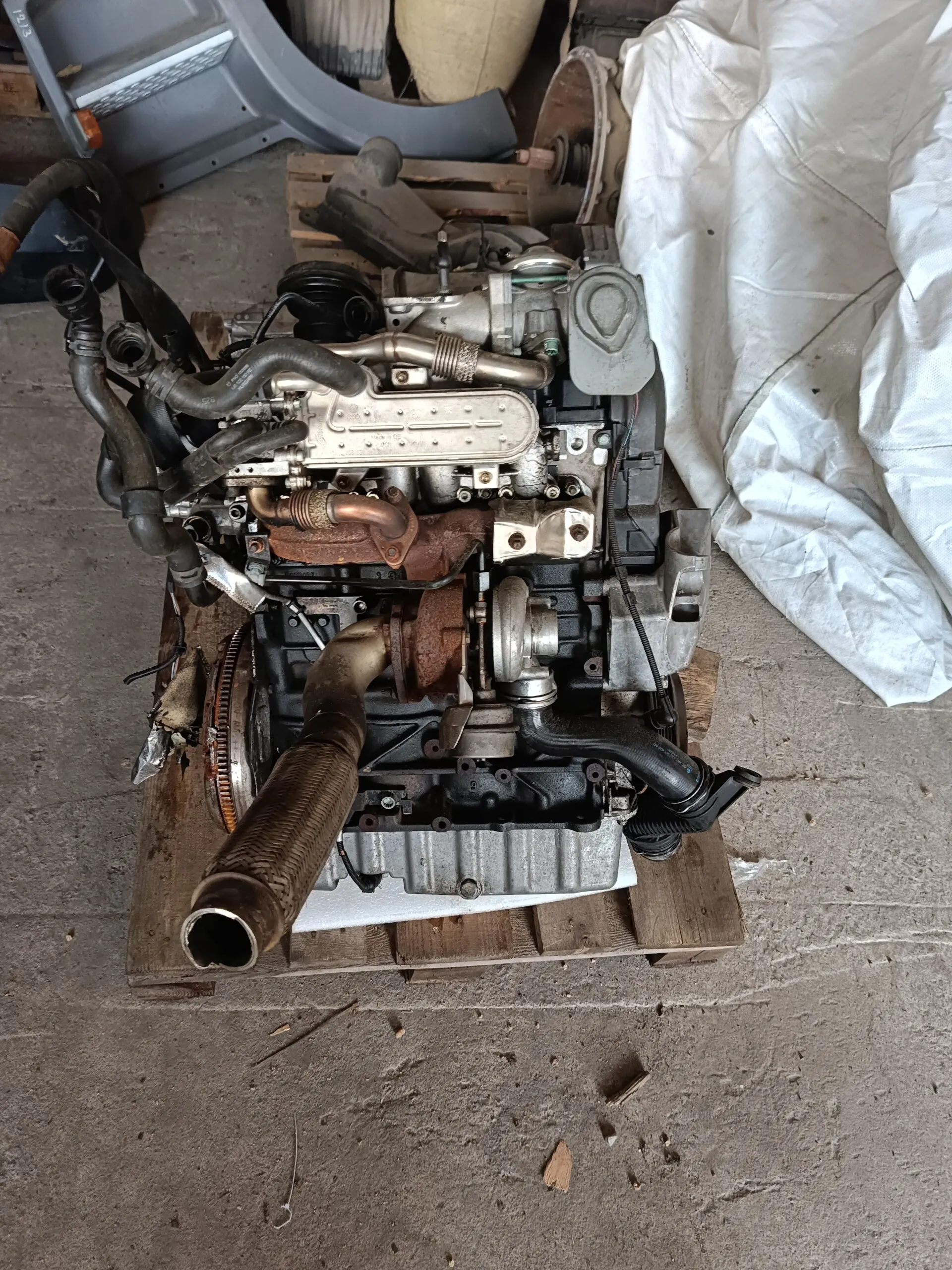 двигатель WV  GOLF IV  1.9TD